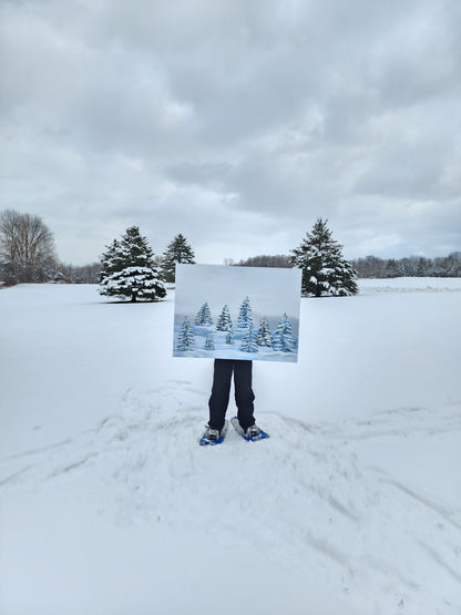 Winter's Embrace - Acrylic - 36x48 Inches